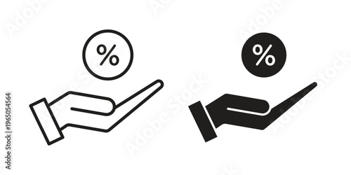 Commission icon in line design. editable stroke icon vector. EPS10