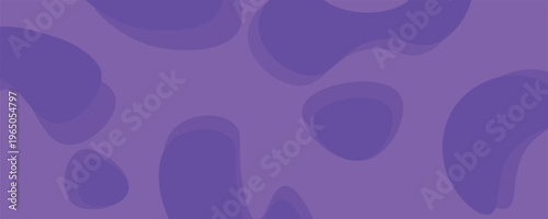 Vibrant Abstract Purple Fluid Shape Background with Organic Gradient Layers for Modern Poster, Web Design, Presentation Slide, Banner, or Social Media Template.