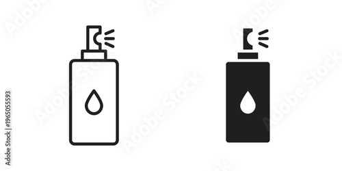 deodorant icon in line design. editable stroke icon vector. EPS10