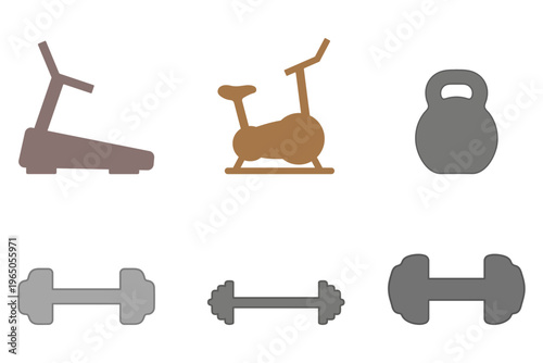 Collection of Various Gym and Fitness Equipment
