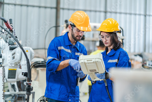 Female Engineer in Factory,...