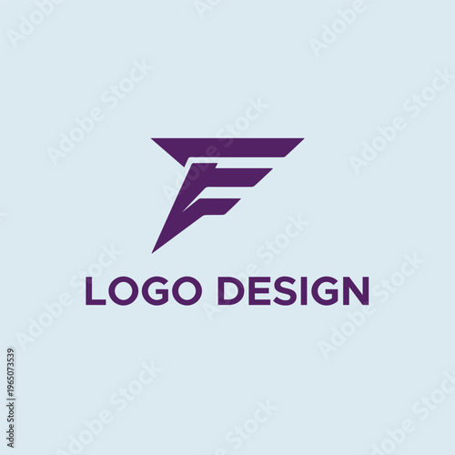 Alphabet logo design vector and flat template