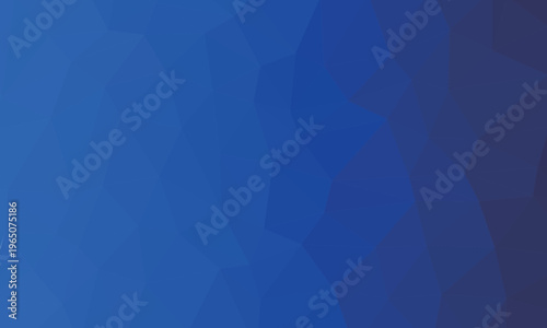 ポリゴン・幾何学グラデーションの背景（ブルー・紺）