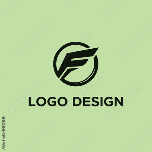 Alphabet logo design vector and flat template