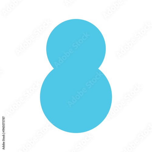 雪だるまマークのアイコン・天気予報