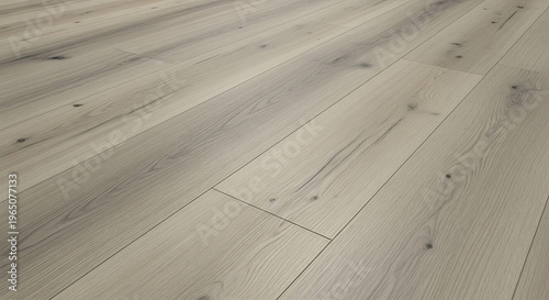 Modern Vinyl Wood Plank Flooring Texture. Realistic Light Blonde Greyish-Brown Laminate Surface Background