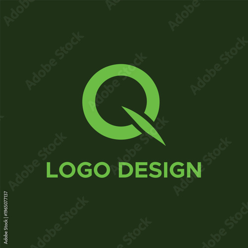 Alphabet logo design vector and flat template