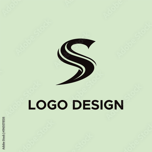 Alphabet logo design vector and flat template