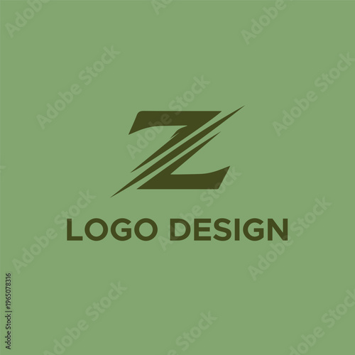 Alphabet logo design vector and flat template
