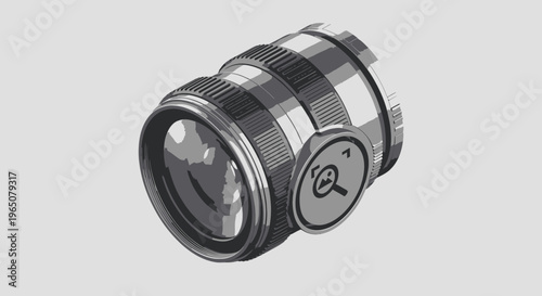 Camera lens with aperture control
