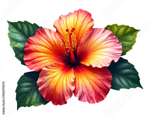 Firefly_Dark brown door standing full body isolated against a stark white background, stock p - Firefly_tropical flower isolated on a transparent background, generative ai  