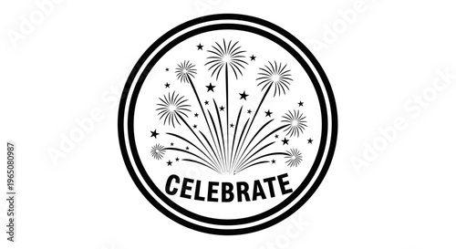 celebration fireworks logo