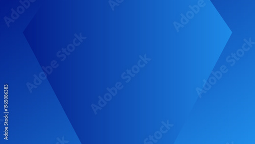 Abstract polygonal background with smooth blue gradient and geometric layering