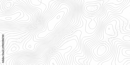 white topography map geography relief diagram texture design. Topography white background and black line world map texture design. Lines Topographic contour lines grid map seamless pattern.