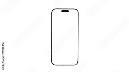 Fotografía Smartphone Mockup - Clipping Path phone 17 pro max of Device Frame with Transpar