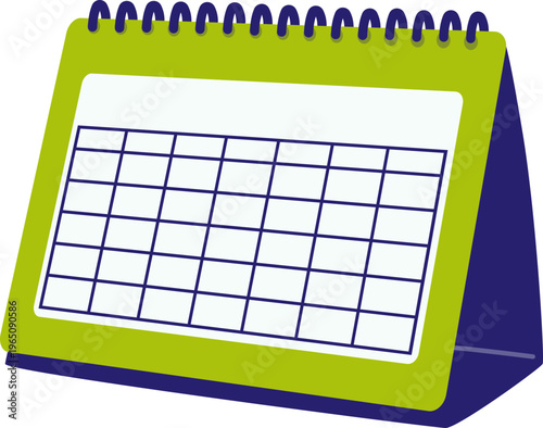Desk Calendar Sticker for Planning and Scheduling