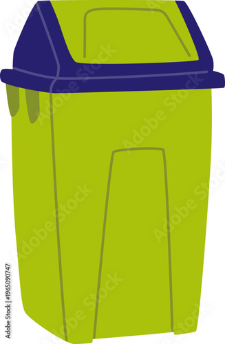 Trash Bin Element for Clean Workspace