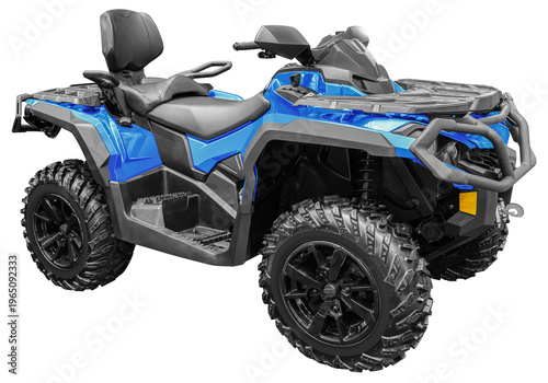 Schilderij op canvas Blue all terrain vehicle or quad bike