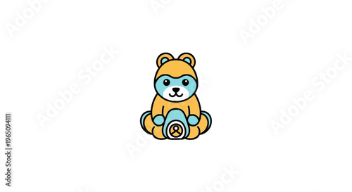Cute Cartoon Teddy Bear Toy.