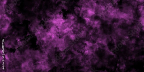 purple smoke on abstract black background .color paint splash shape art design. Memphis pattern, geometric modern trendy texture bright background. stract Atmospheric Colored Smoke, Close-up. Isolated