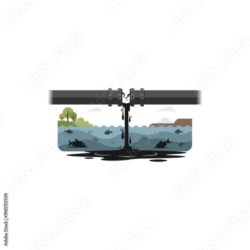Illustration of an oil crisis concept showing a fuel shortage with a graphic of a oil barrel and rising prices, depicting an energy crisis and petroleum supply disruption against a clean
