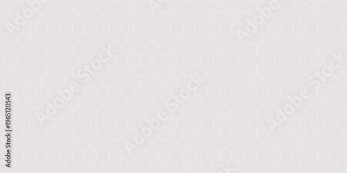 White hexagonal grid abstract background offers clean minimal tech aesthetic with soft glossy panels, subtle shadows, faint connection lines and geometric repetition ideal for corporate branding,