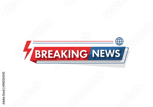Breaking News Alert with Global Connection - A visual representation of urgent news updates and worldwide communication