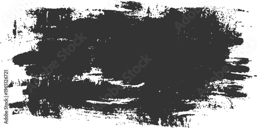 Abstract black and white grunge background with a dirty ink splash and splatter design featuring a grungy paint texture and art stain border element