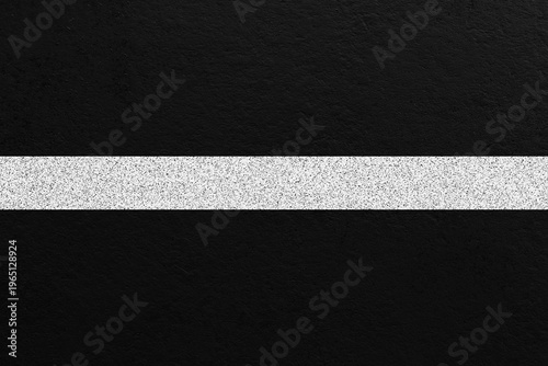 Road Asphalt Texture With White Lane Marking