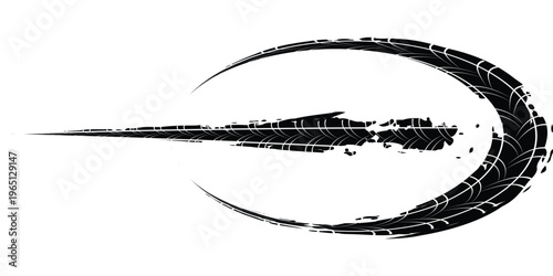 Tire tread marks, wheel textures, tire marks - car racing, motocross, drift, rally, off-road and others. modern