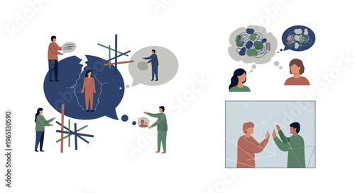 People communicating in business meeting.