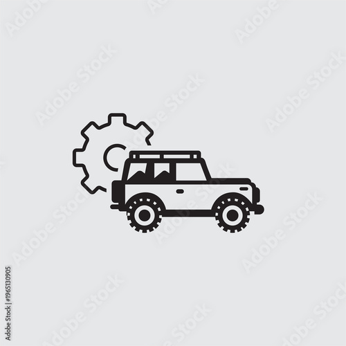 car service logo template
