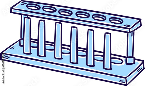 Test Tube Rack Laboratory Organizer for Holding Multiple Test Tubes