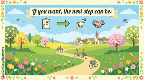 Springtime Path To Success Planning Innovation and Partnership