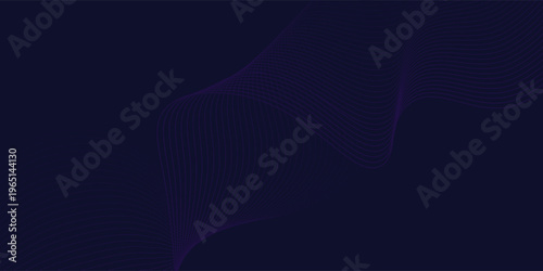 Perfect background featuring glowing, flowing wave lines in blue red color gradient. Futuristic design with shiny, smooth motion, energy
