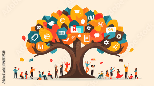 An illustration of a person standing alone feeling lonely and isolated with a sad expression on their face.