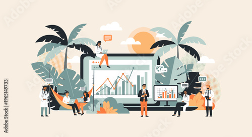 A confident doctor in a white coat stands with a stethoscope around their neck, exuding professionalism and care.