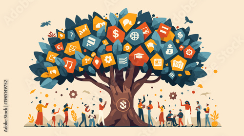 A simple, beige background with a dark green triangle in the corner, evoking a sense of calmness and serenity.