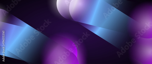 Abstract illustration background with purple and blue elements. Modern digital art design background. Minimal colorful gradients, dynamic flow, light effects.  Abstract pattern wallpaper.