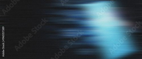 Εκτύπωση καμβά Abstract background with blue light motion blur effect and digital noise texture