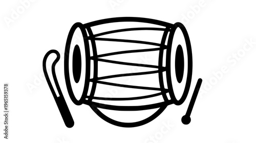 A spool of string with a needle and hook