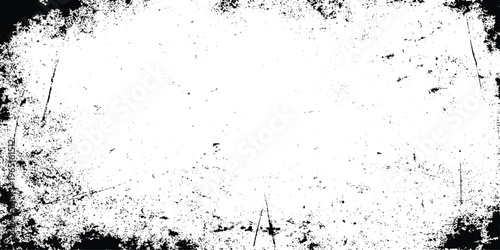 Black and white grunge texture with scratches and spots, Abstract background for design and decoration