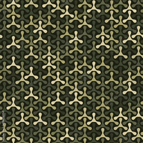 Vector abstract army and hunting masking ornament background