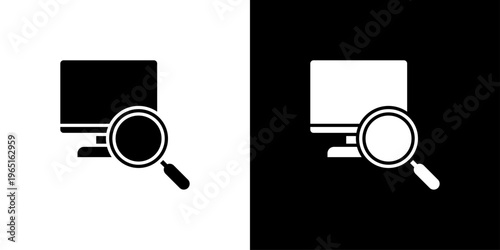 Search Icon Sheet Black And White