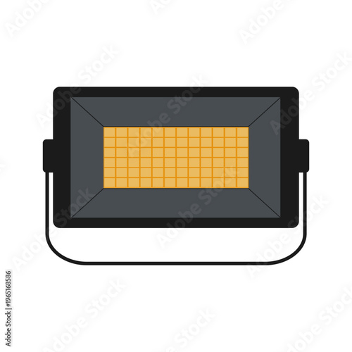 LED Floodlight Icon Illustration