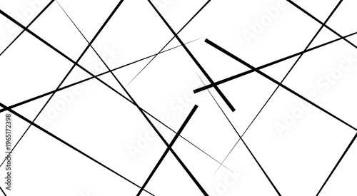 Abstract line pattern on white background