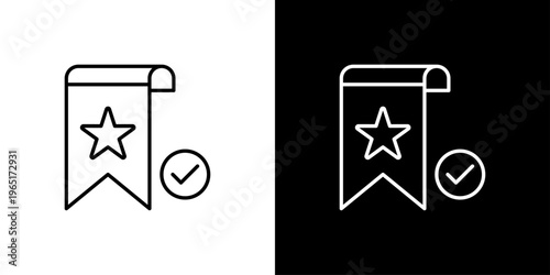 Bookmark Icon Sheet Black And White