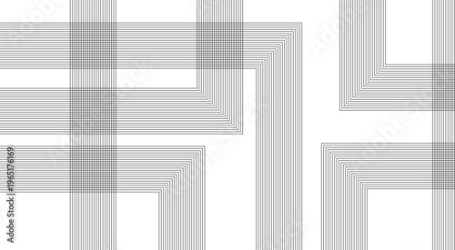 Abstract navy black stripe line, geometric background, futuristic technology, retro styled concept