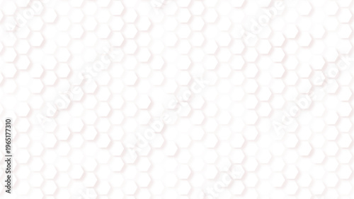 Seamless hexagon honeycomb vector pattern background repeating geometric mesh black and white texture tile design. 