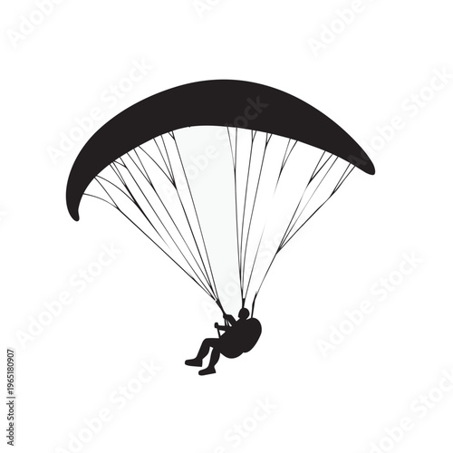 paraglider in the sky